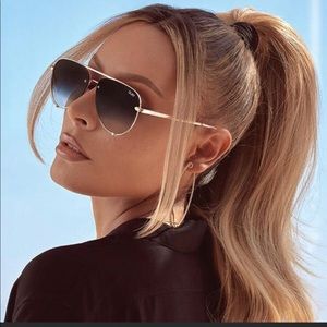 Quay NWT Rimless High key mini in black fade